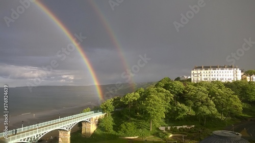 Photos Lucky Double rainbow over scarborough