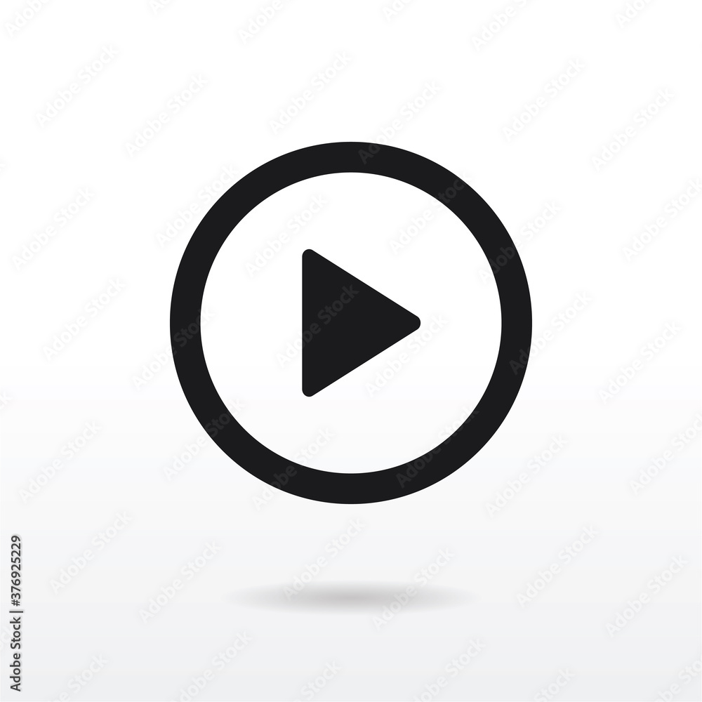 Play icon vector . Play button Play icon vector . Play button