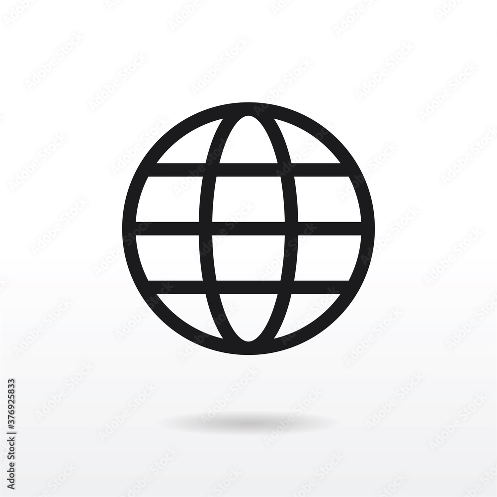 World icon vector . Earth sign World icon vector . Earth sign