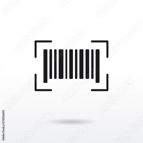 Bar Code icon vector . Barcode sign