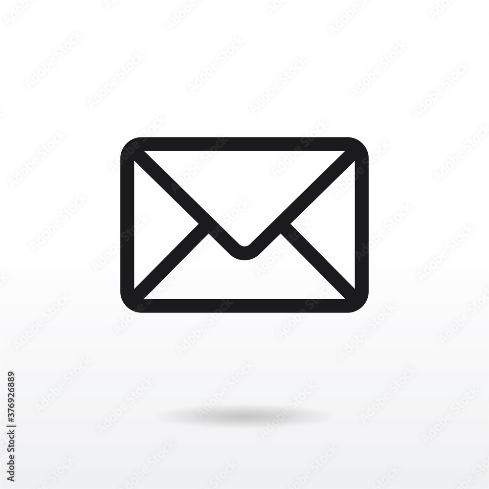 Email icon vector . Mail sign Email icon vector . Mail sign