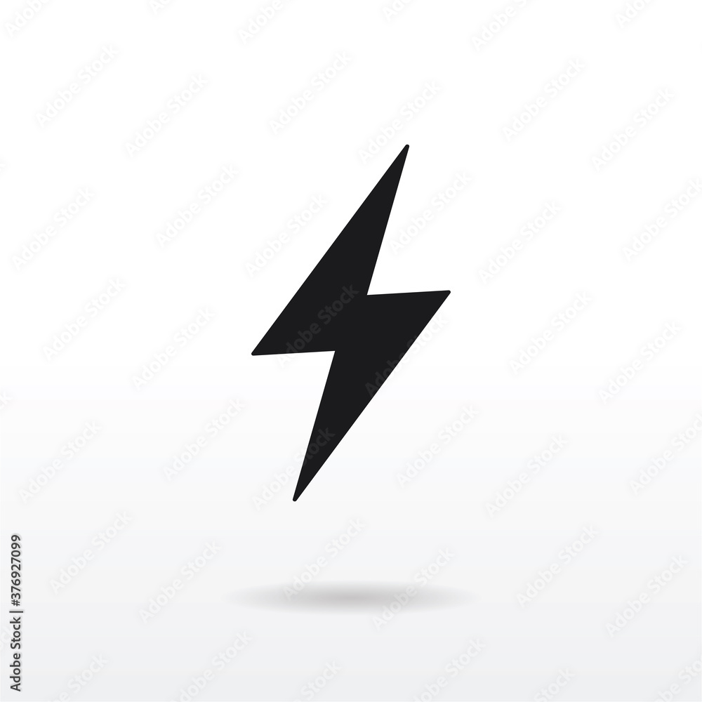 Flash icon vector . lightning sign Flash icon vector . lightning sign