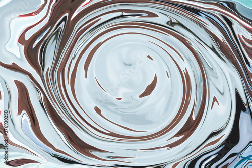 Fondo abstracto con efecto tipo metal líquido