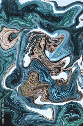 Wallpaper Mural Fondo abstracto con efecto de olas con colores de mar Torontodigital.ca