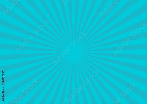 背景素材 集中線 放射線（青）E03