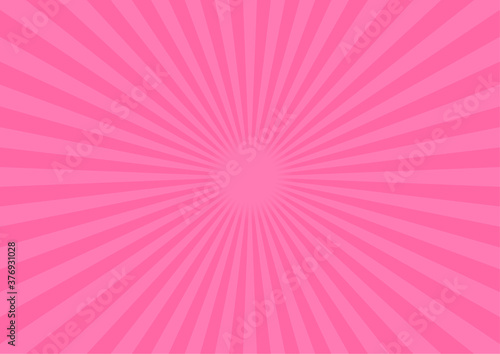 背景素材 集中線 放射線（ピンク） B03