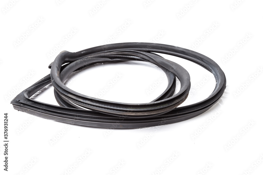 A roll of rolled up black rubber sealant to seal the body, doors or trunk of the car, preventing heat loss in the interior and moisture ingress. Gasket for repair in the workshop. A roll of rolled up black rubber sealant to seal the body, doors or trunk of the car, preventing heat loss in the interior and moisture ingress. Gasket for repair in the workshop.