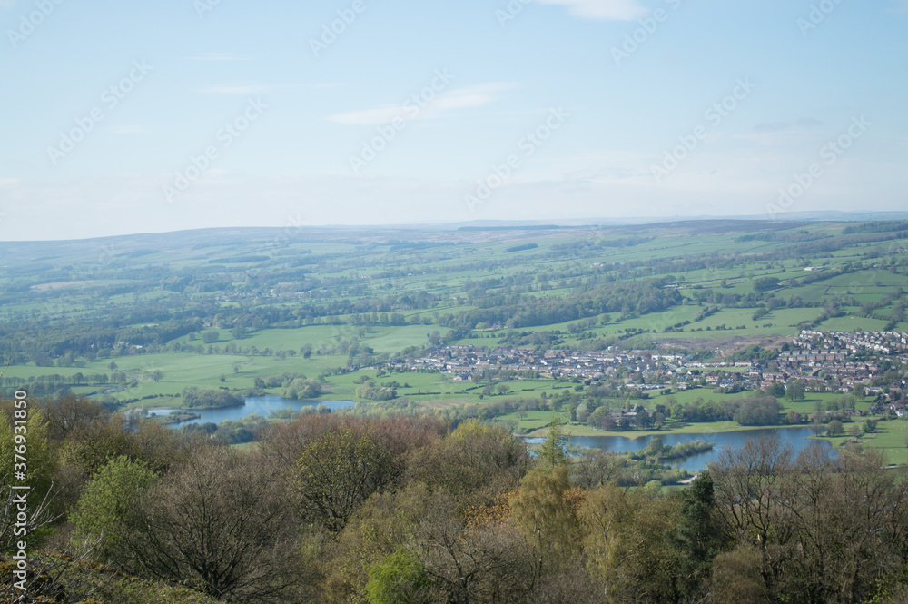 Views from the top of the Otley Chevin, Yorkshire. Views from the top of the Otley Chevin, Yorkshire.