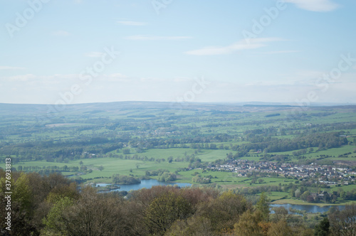 Views from the top of the Otley Chevin, Yorkshire. © Ben