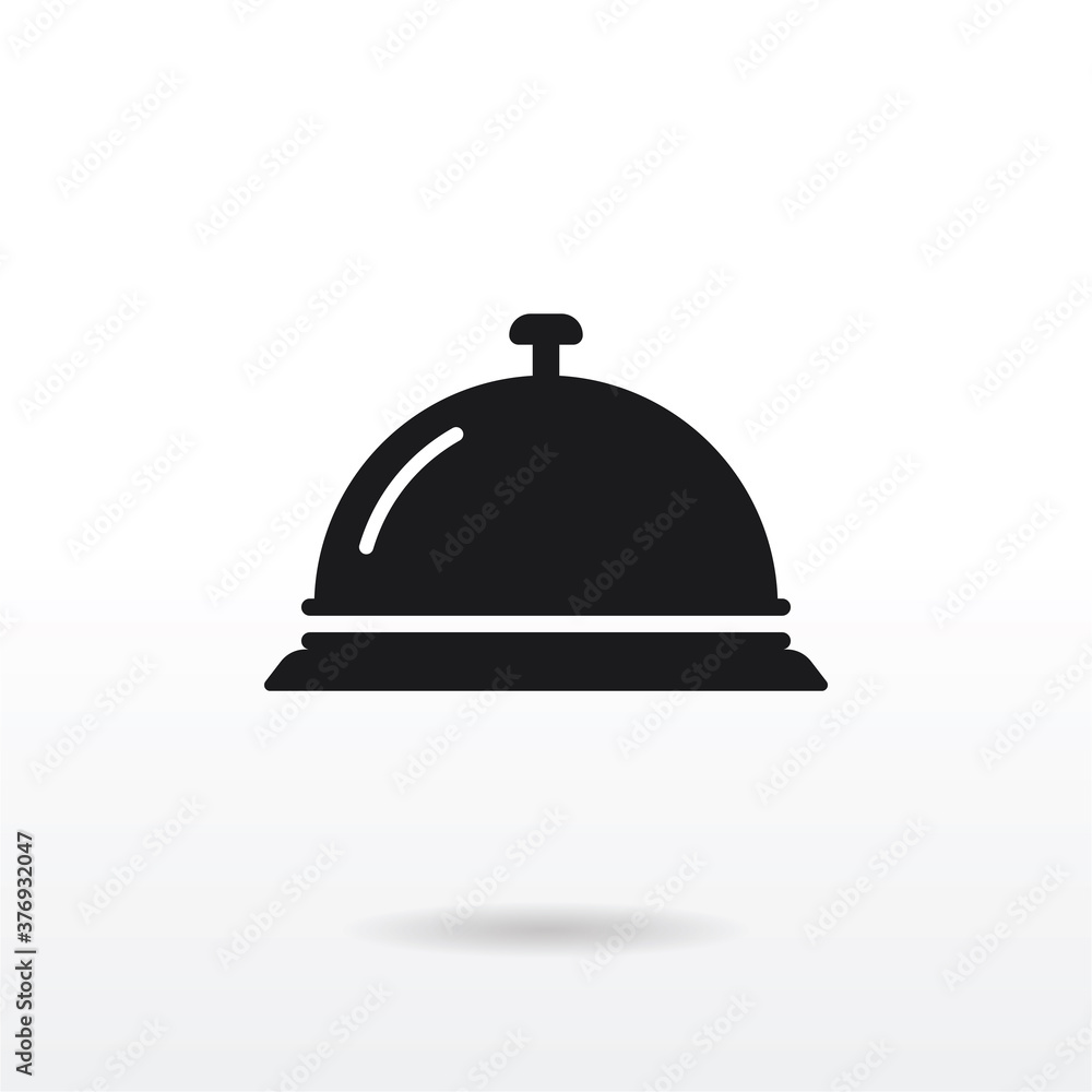 hotel bell icon vector eps 10 hotel bell icon vector eps 10