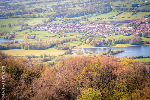 Views from the top of the Otley Chevin, Yorkshire. photo