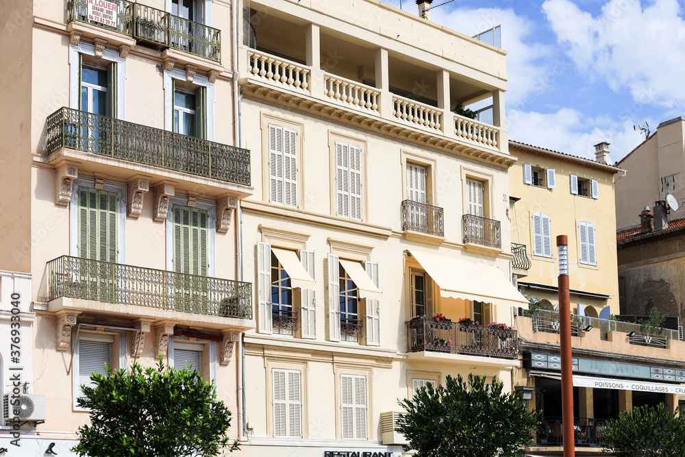 Building in the city of Cannes