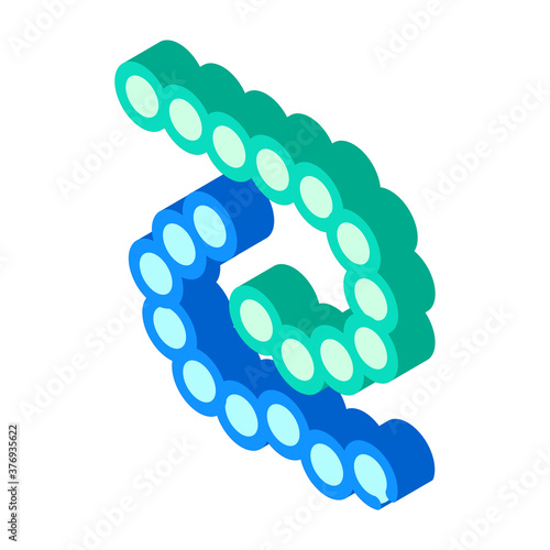 bacillus anthracis isometric icon vector isolated illustration