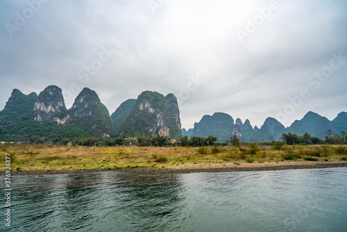 Landscape of li River in Guilin, Guangxi Province, China