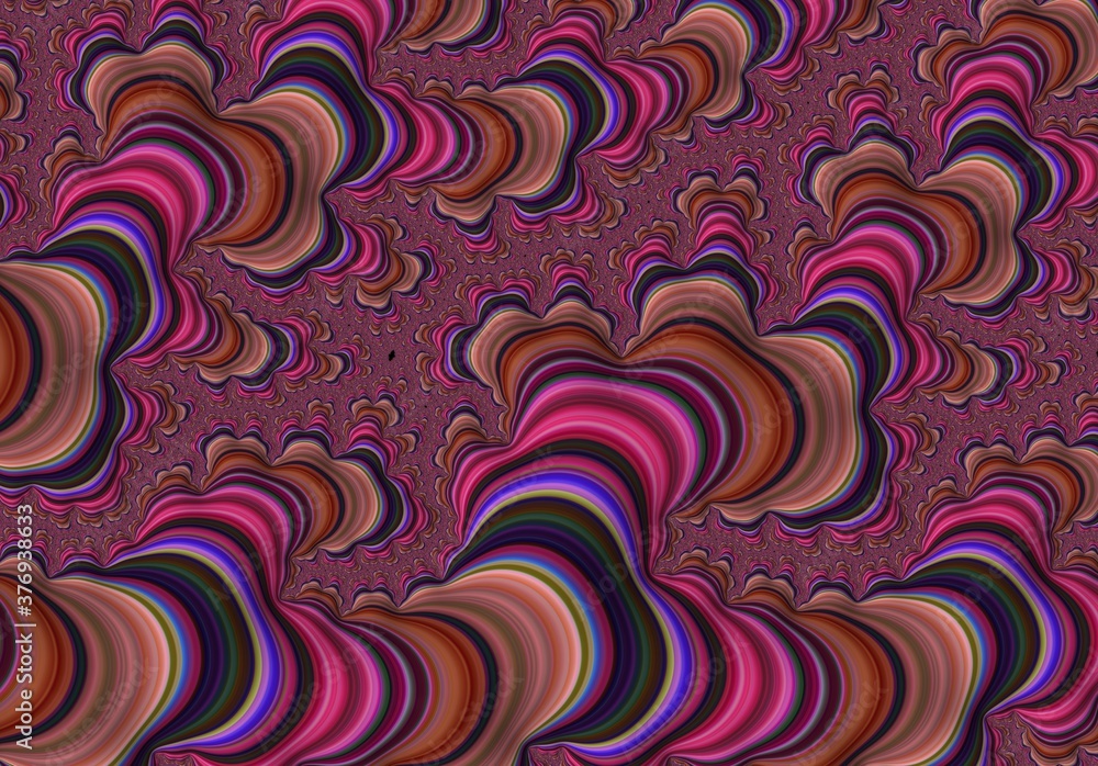 Obraz premium Abstract background with pink color shapes