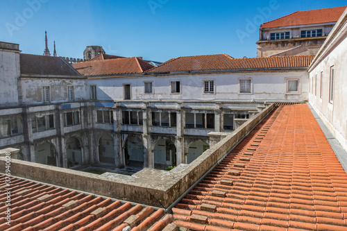 Rooftop View Of Cloisters At The National Tile Museum, Lisbon, Portugal 