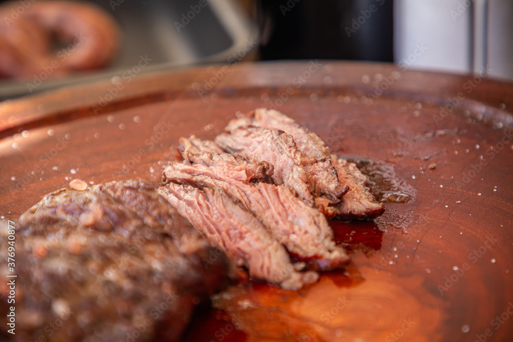 juicy barbecue meat slices juicy barbecue meat slices