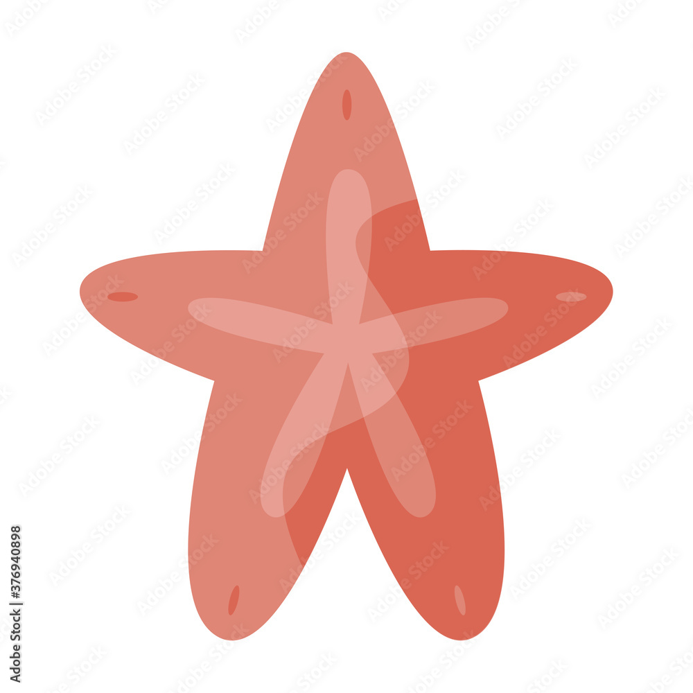 Isolated star beach summer holiday icon- Vector Isolated star beach summer holiday icon- Vector