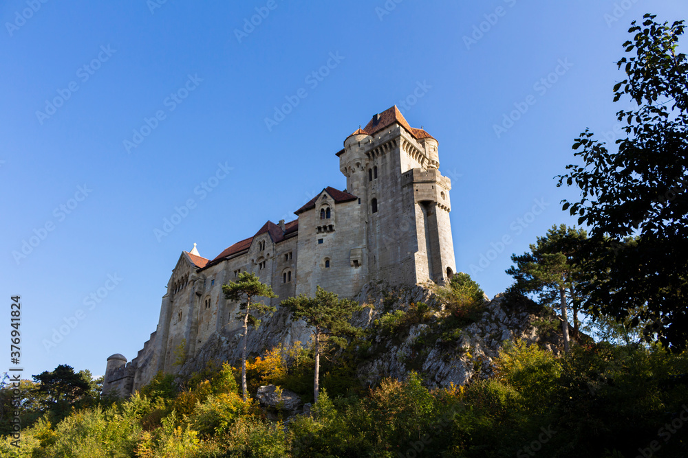 Medieval castle Lichtenstein in Maria Enzersdorf in Lower Austria near Vienna