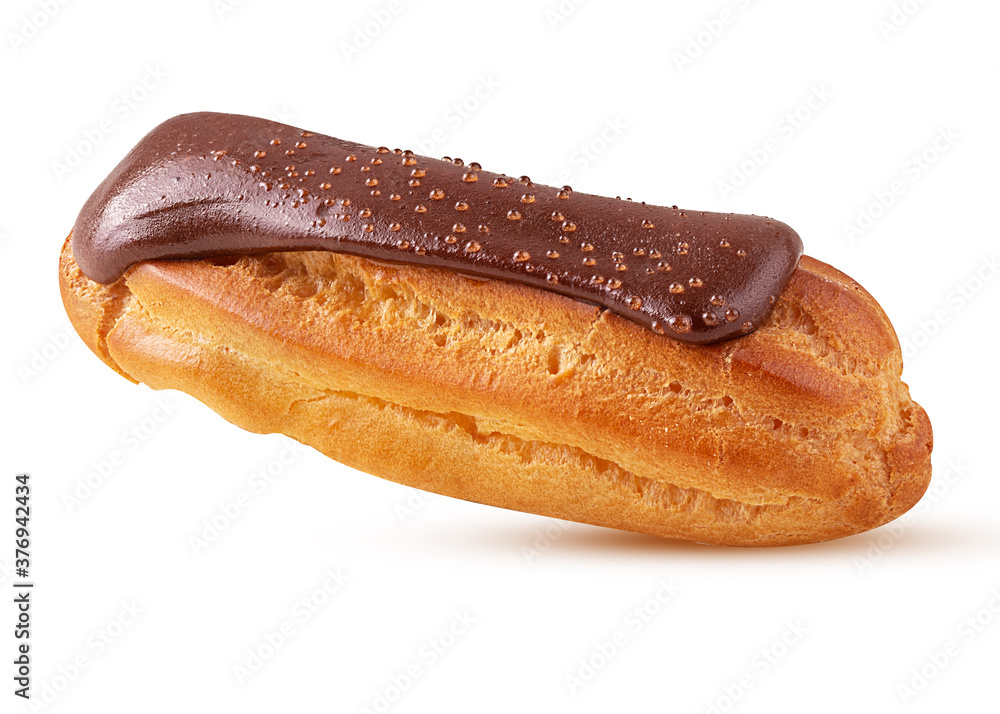 Traditional french eclairs with chocolate Traditional french eclairs with chocolate
