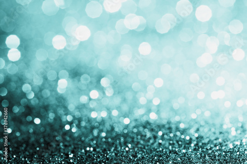 Luxury bokeh aqua background