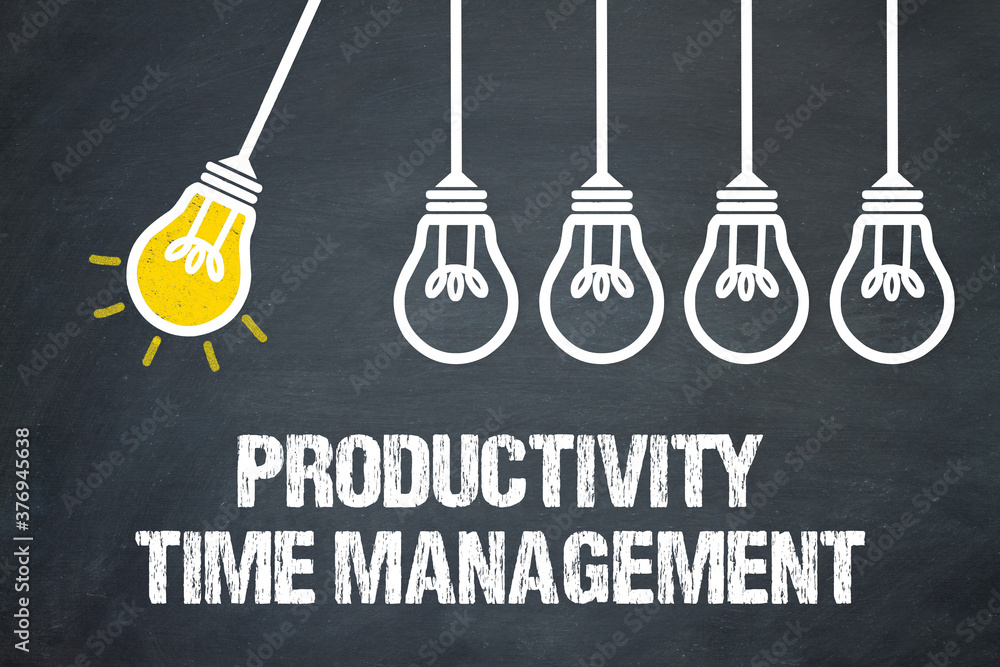 Fototapeta premium Productivity Time Management 
