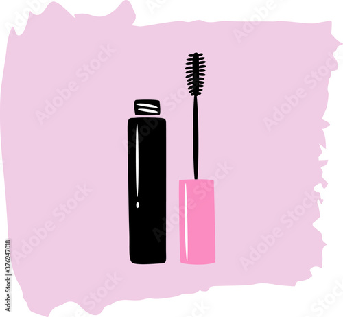realistic illustration of cosmetics on background