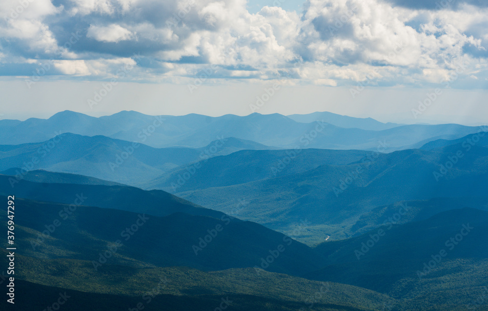 The White mountains - from Mount Washington The White mountains - from Mount Washington