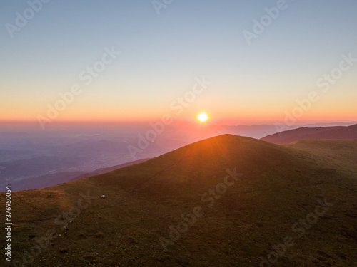 Sunrise in the mountains