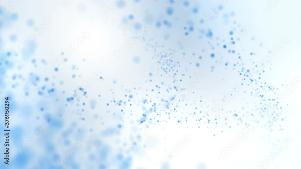 Blue digital wave with particles in motion. Abstract beautiful bokeh lights background with copy space. Technology digital wave concept. Loop animation. Blue digital wave with particles in motion. Abstract beautiful bokeh lights background with copy space. Technology digital wave concept. Loop animation.