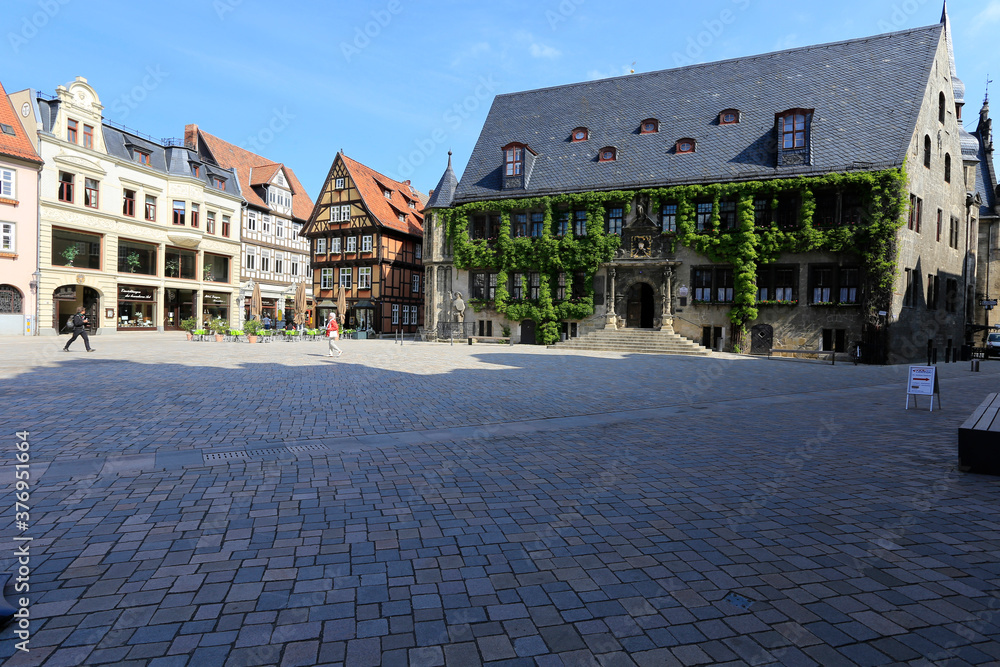 Market square in Quedlinburg