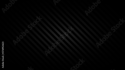 Abstract background of inclined stripes in black colors