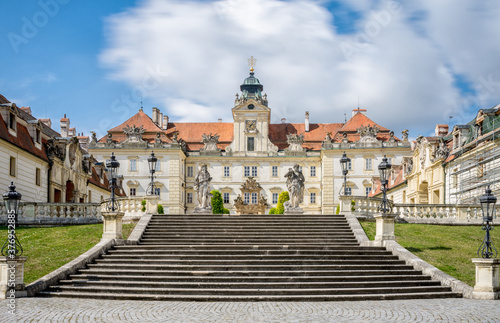 Czech castle Valtice. Valtice is part of the Lednice-Valtice area. This area is very famous. photo