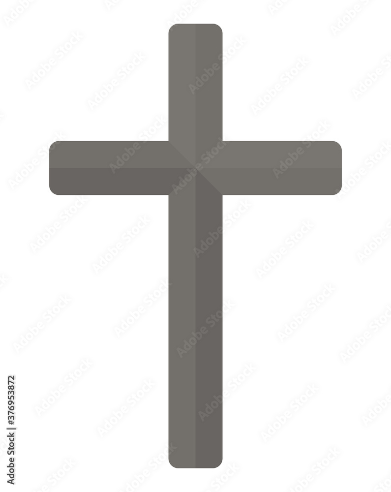 Christian and catholic cross symbol vector design