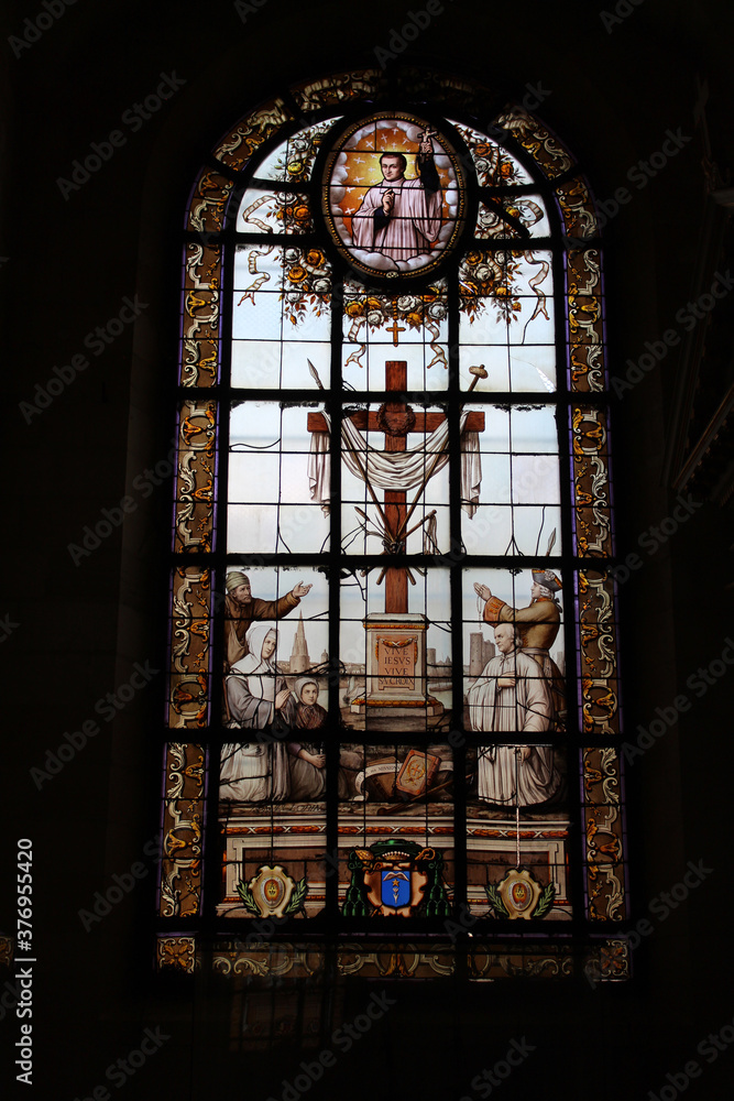 cathédrale de la Rochelle / vitraux