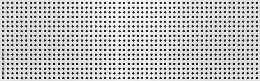 Panorama of White steel mesh screen pattern and seamless background Panorama of White steel mesh screen pattern and seamless background