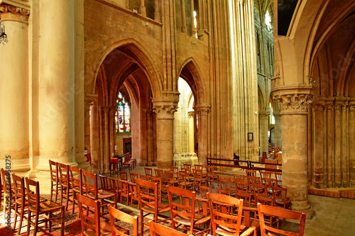 Triel sur Seine; France - may 12 2020 : Saint Martin church photo