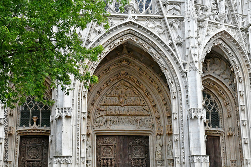 Rouen; France - september 21 2019 : Saint Maclou church photo