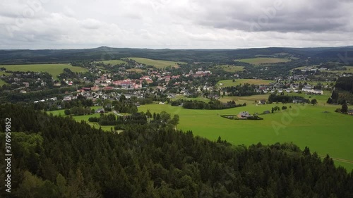 Drohnenaufnahme Erzgebirge