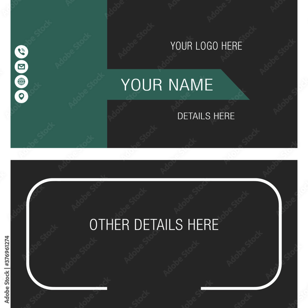 design template visiting and business card. design template visiting and business card.
