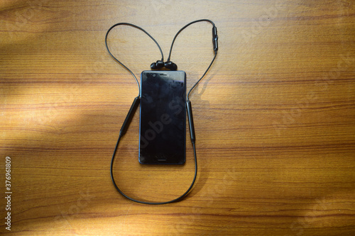 Mobile phone with earphone