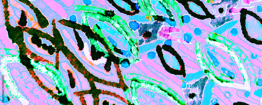 Fototapeta premium Colorful Dirty Paper. Red Ink Dirty Pattern. Pink