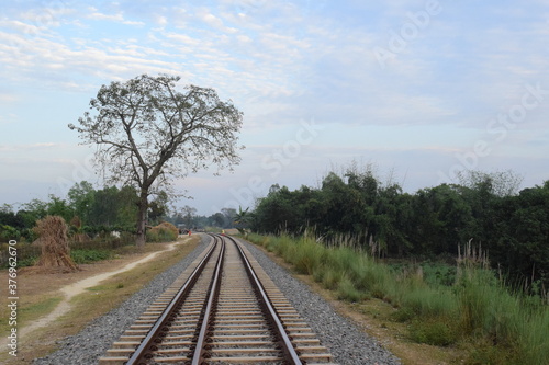 railway in the countryside