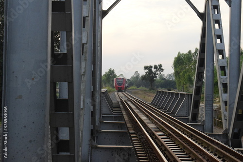 Beautiful steel made  railway Bridge 