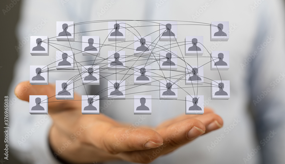 organization chart team concept networking group organization chart team concept networking group