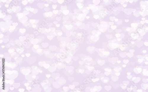 Valentine day white hearts on pink background.