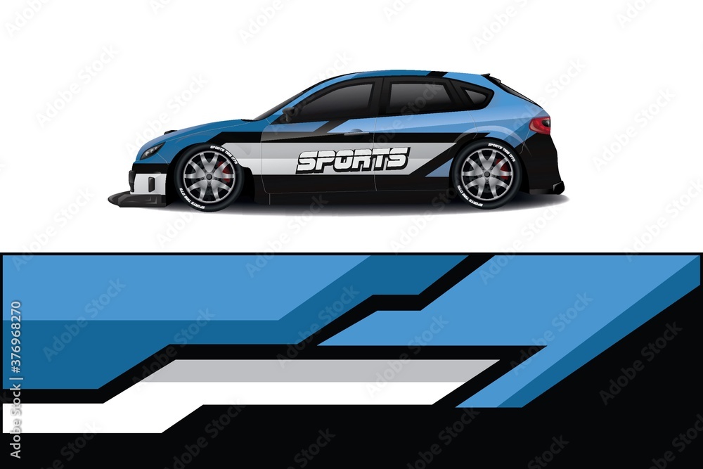 Sports car wrapping decal design Sports car wrapping decal design