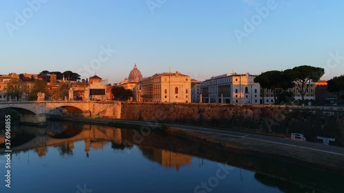 roma, castel sant’angelo, tevere, lungotevere, ponte, vaticano, - Rome, Castel Sant'Angelo, Tiber, Lungotevere, bridge, Vatican, photo