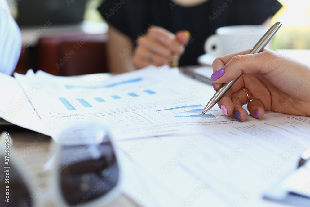 businessmen meet in cafe discuss documents concept businessmen meet in cafe discuss documents concept