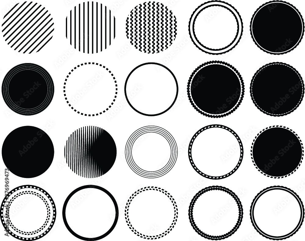 Lines in Circle Form . Vector Illustration .Technology Logo . Lines in Circle Form . Vector Illustration .Technology Logo .